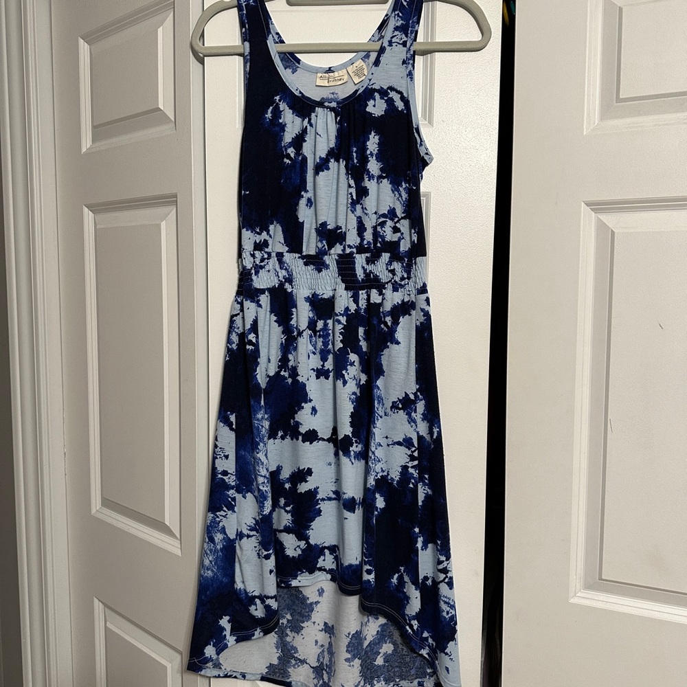 Allison Brittney tank dress with elastic waist. Sz. Small